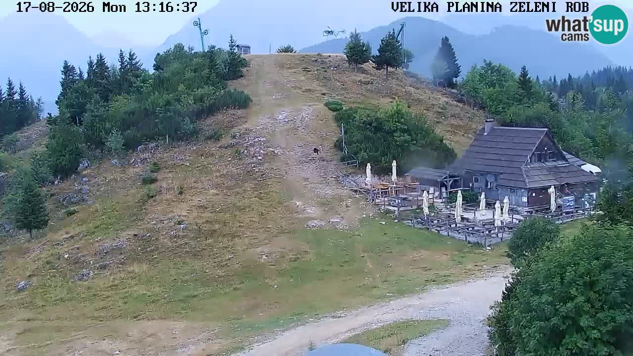 Zeleni Rob – Webcam live | Velika Planina