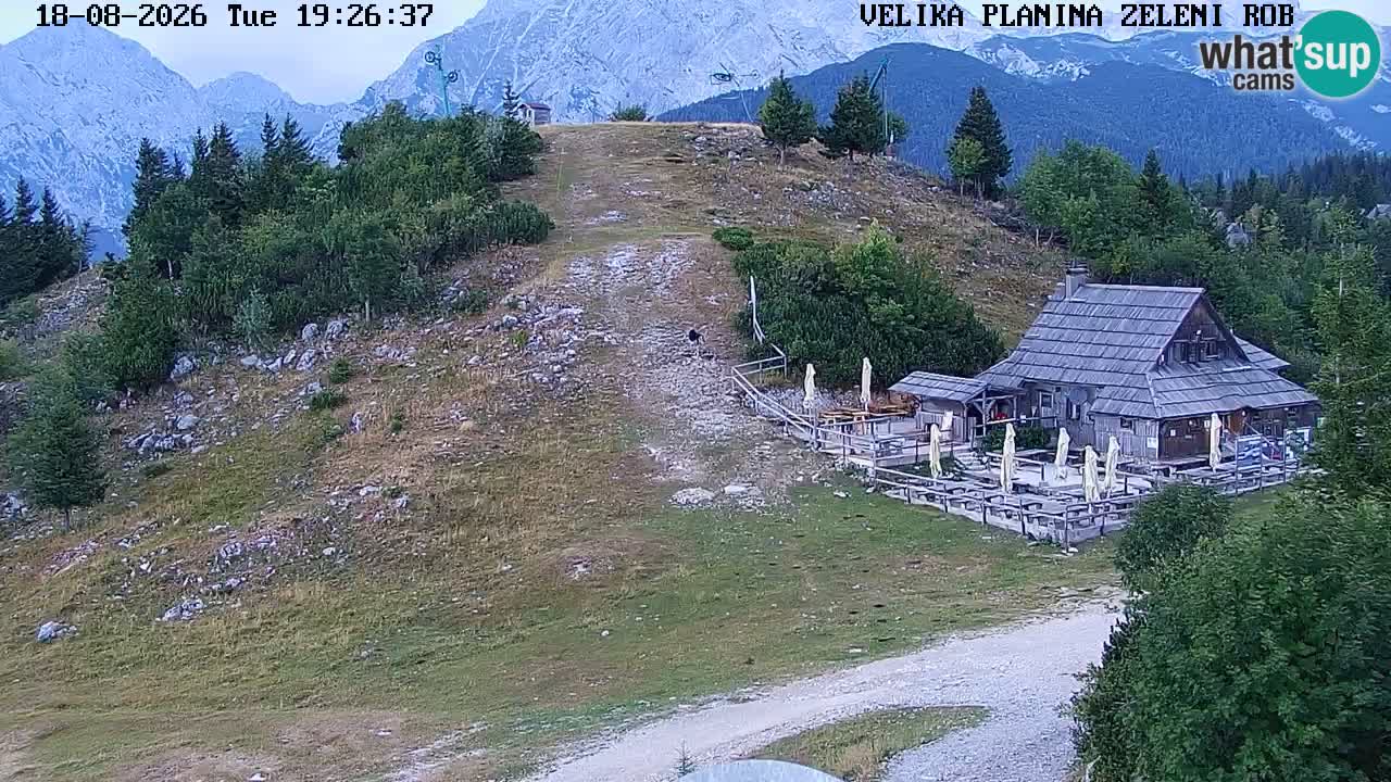 Zeleni Rob – Webcam live | Velika Planina
