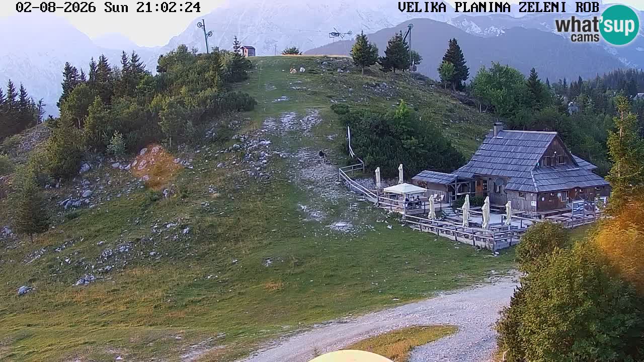 Zeleni Rob – Webcam live | Velika Planina