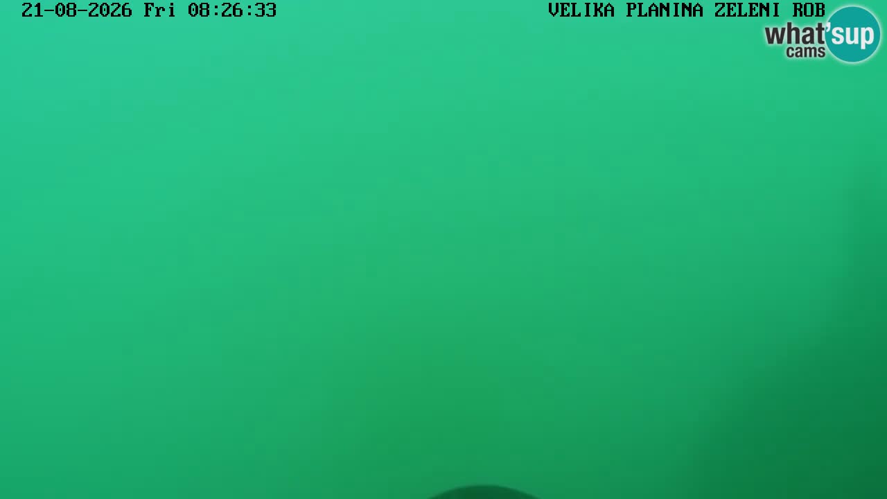 Zeleni Rob | Webcam en vivo Velika Planina