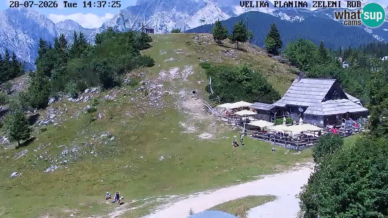 Zeleni Rob – Webcam live | Velika Planina
