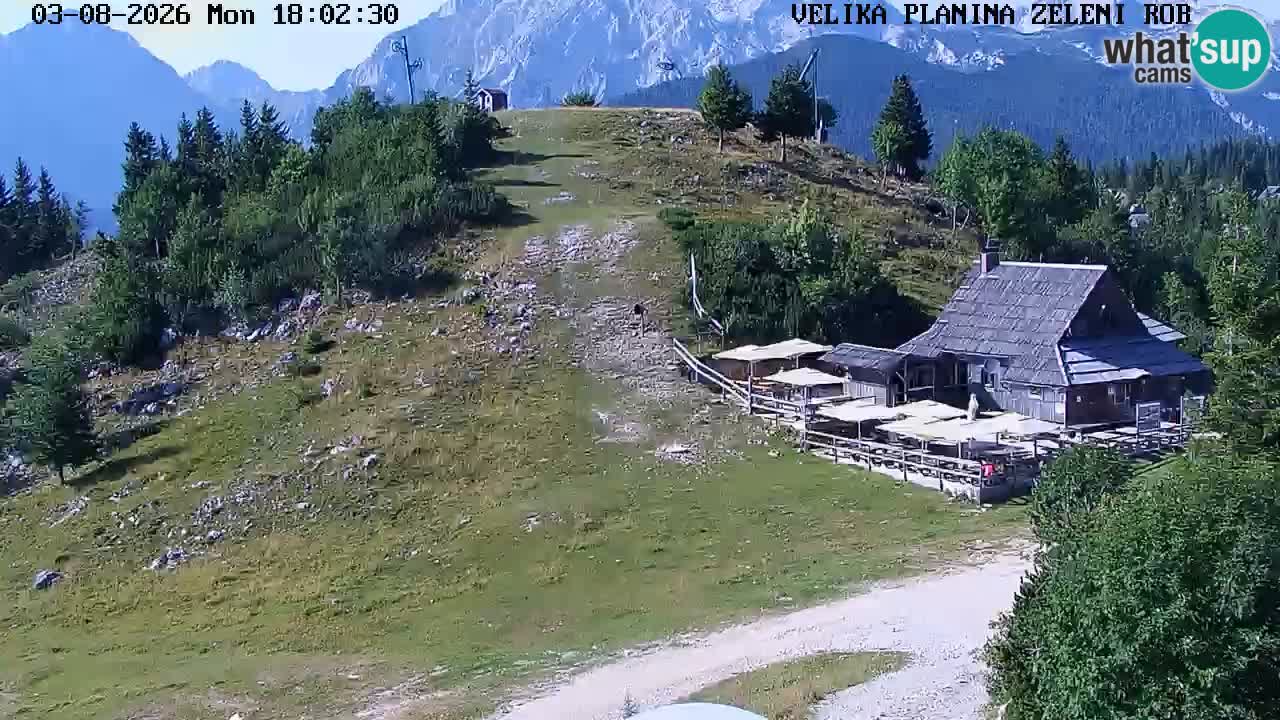 Zeleni Rob | Webcam live Velika Planina