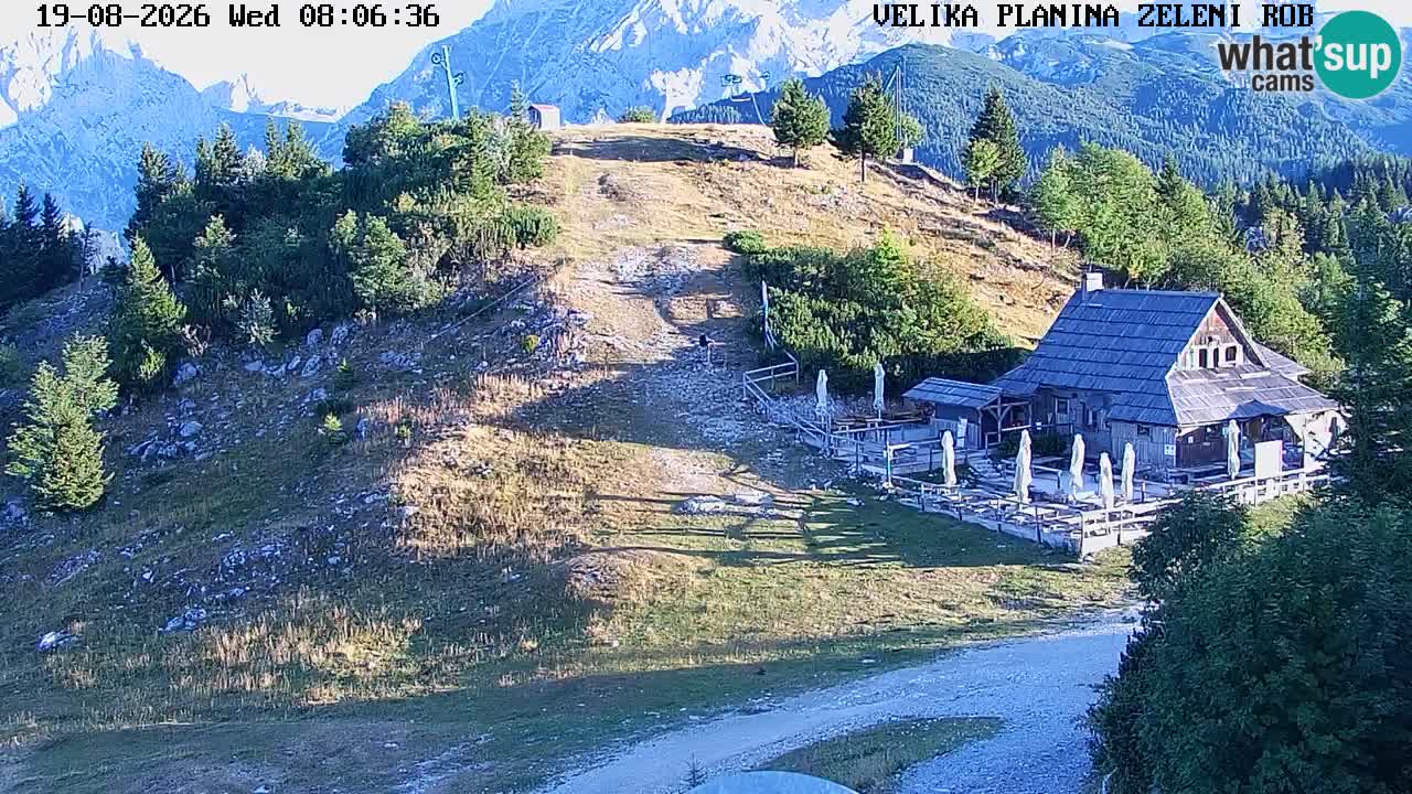 Zeleni Rob – Webcam live | Velika Planina