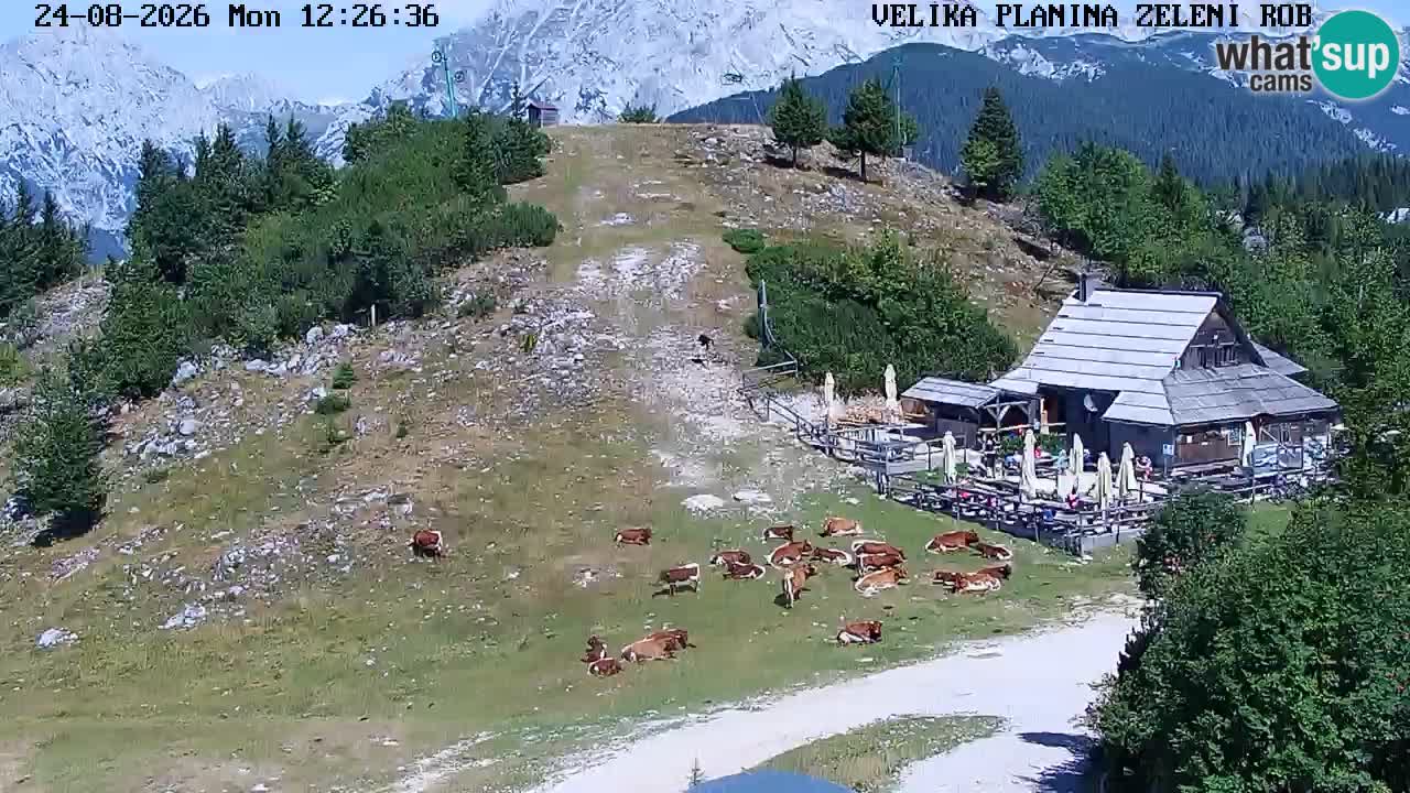 Zeleni Rob – Webcam live | Velika Planina