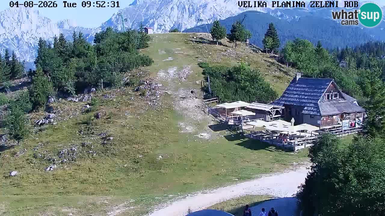 Zeleni Rob | Web kamera Velika Planina