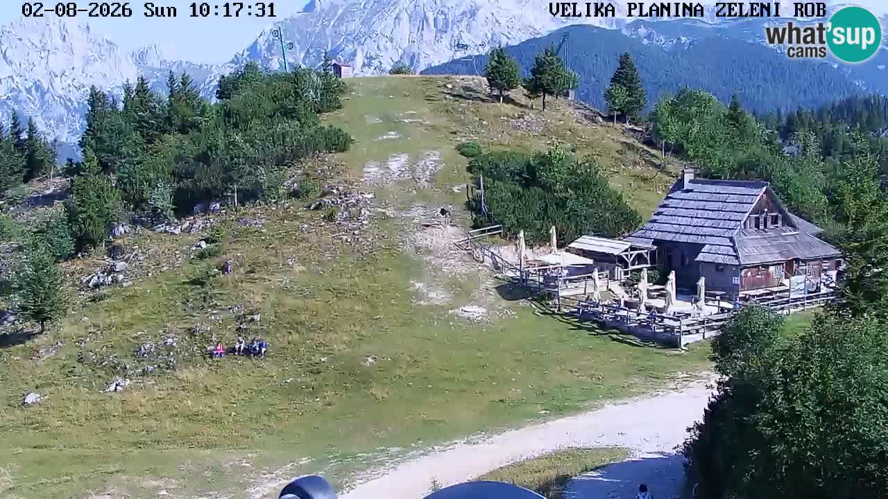 Zeleni Rob – Webcam live | Velika Planina