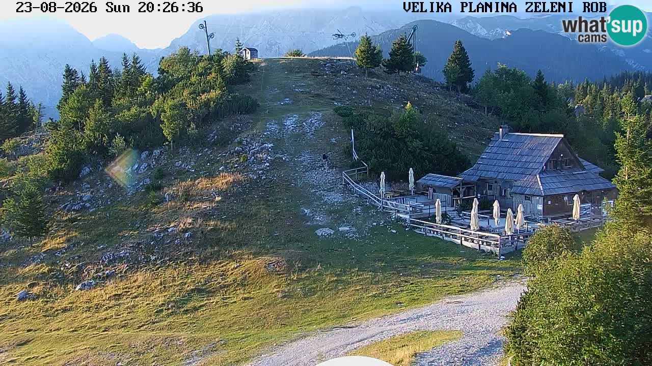 Zeleni Rob – Webcam live | Velika Planina