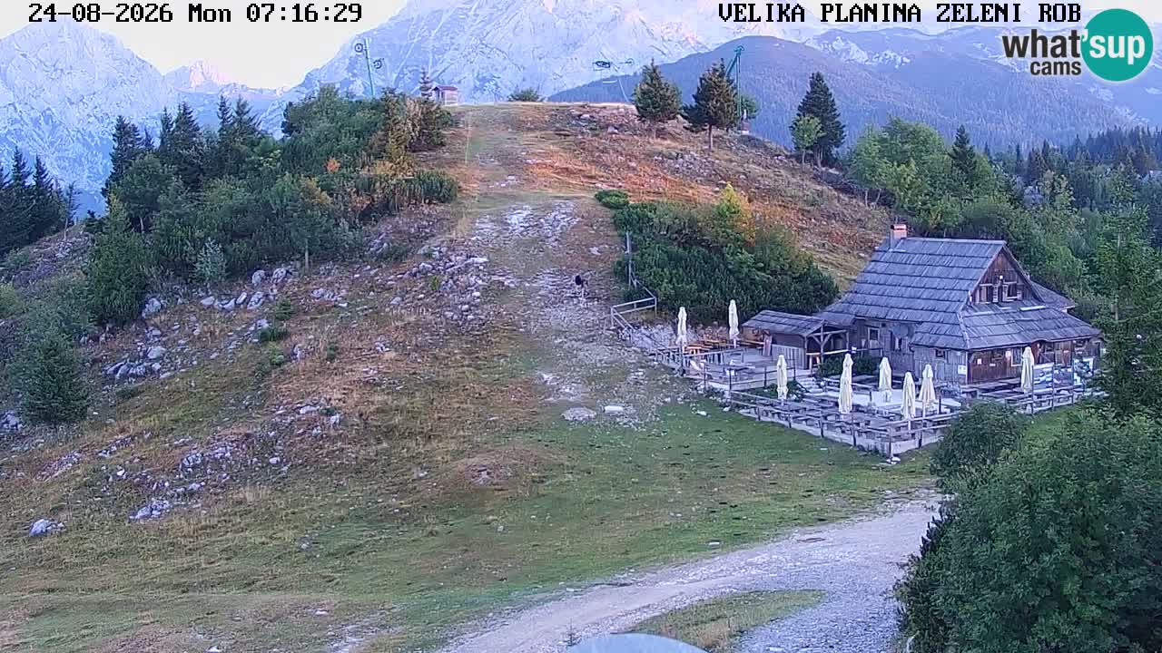 Zeleni Rob – Webcam live | Velika Planina