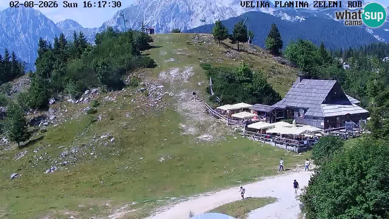 Zeleni Rob – Webcam live | Velika Planina