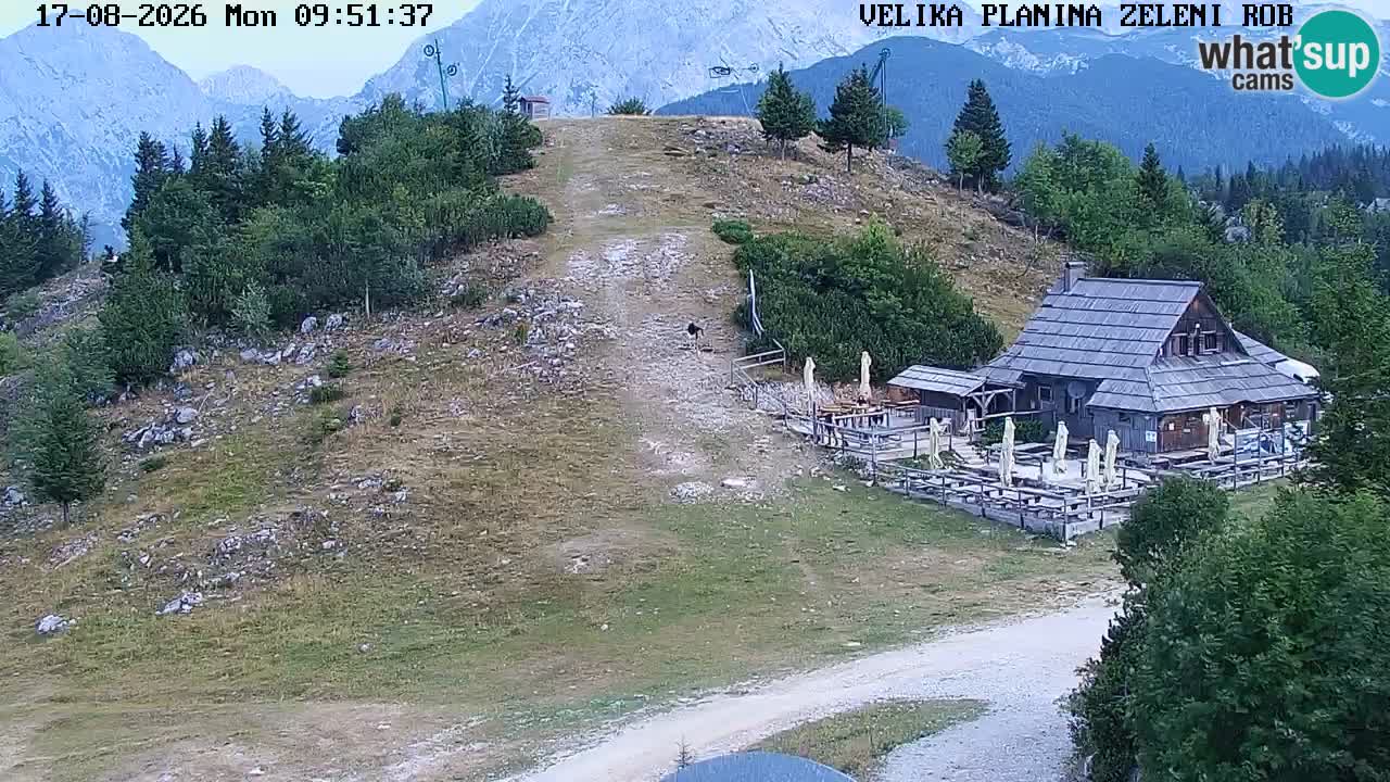 Zeleni Rob – Webcam live | Velika Planina
