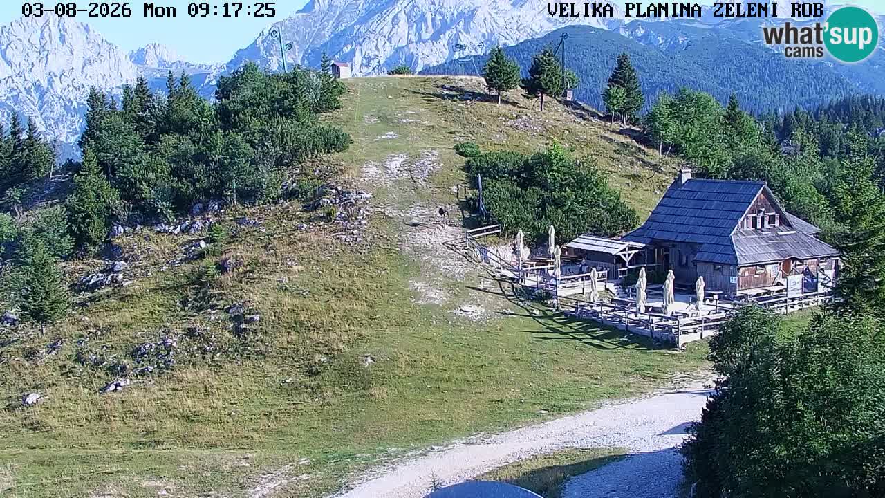 Zeleni Rob – Webcam live | Velika Planina