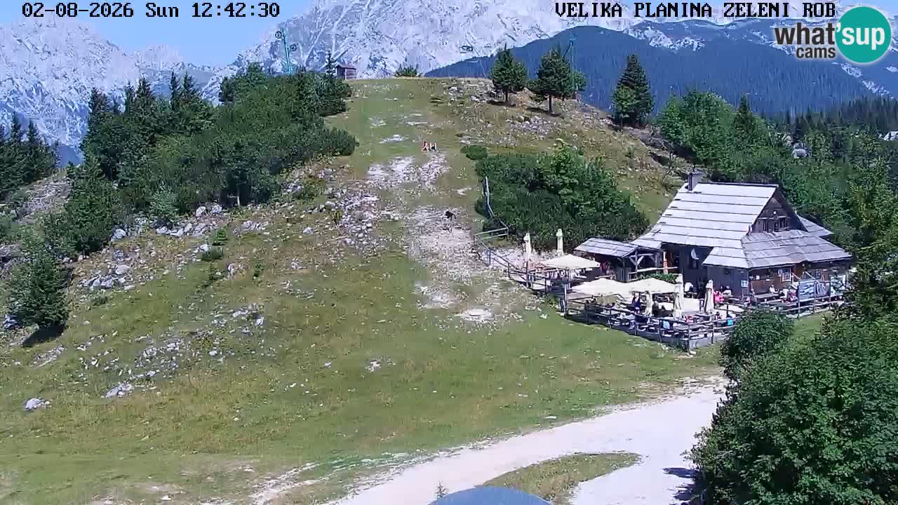 Zeleni Rob – Webcam live | Velika Planina