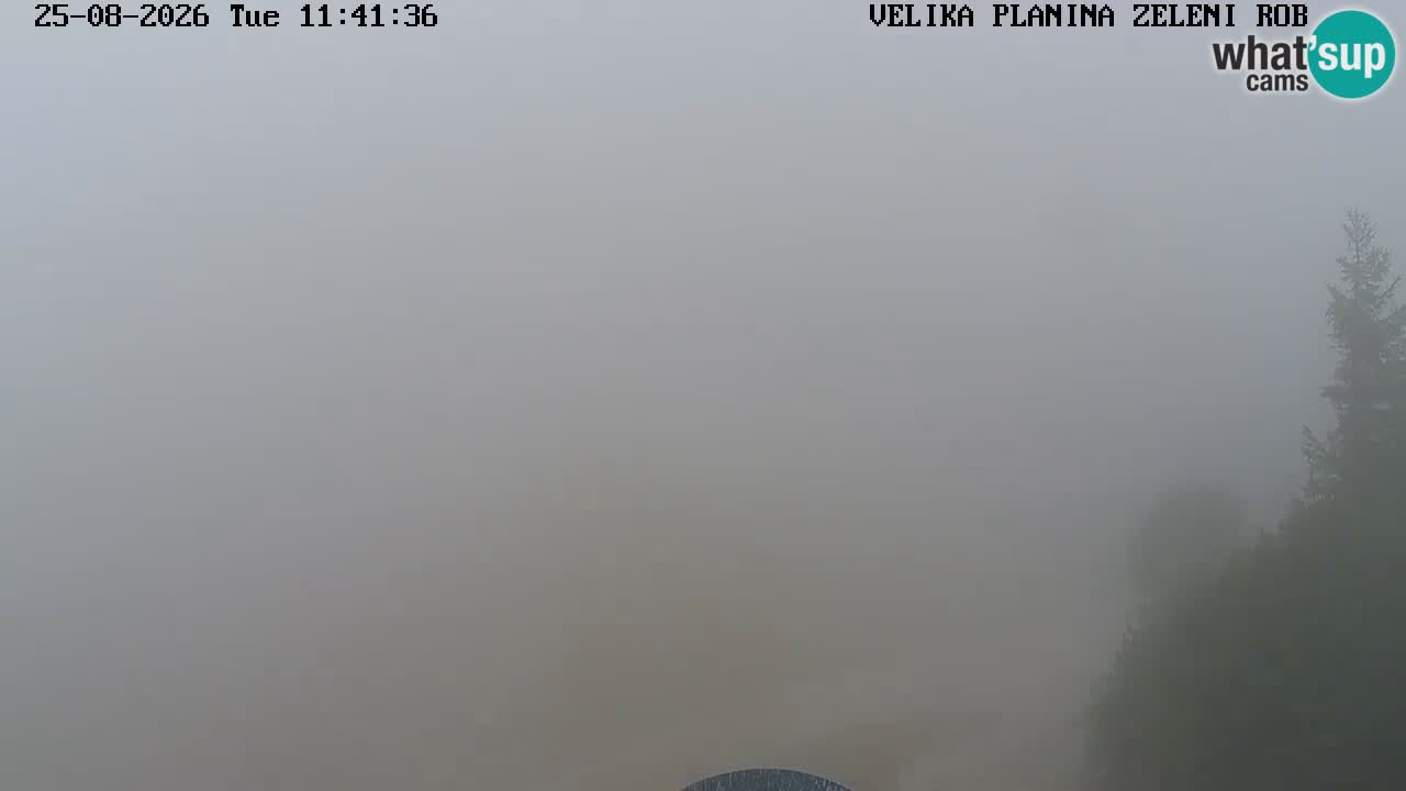 Zeleni Rob – Webcam live | Velika Planina