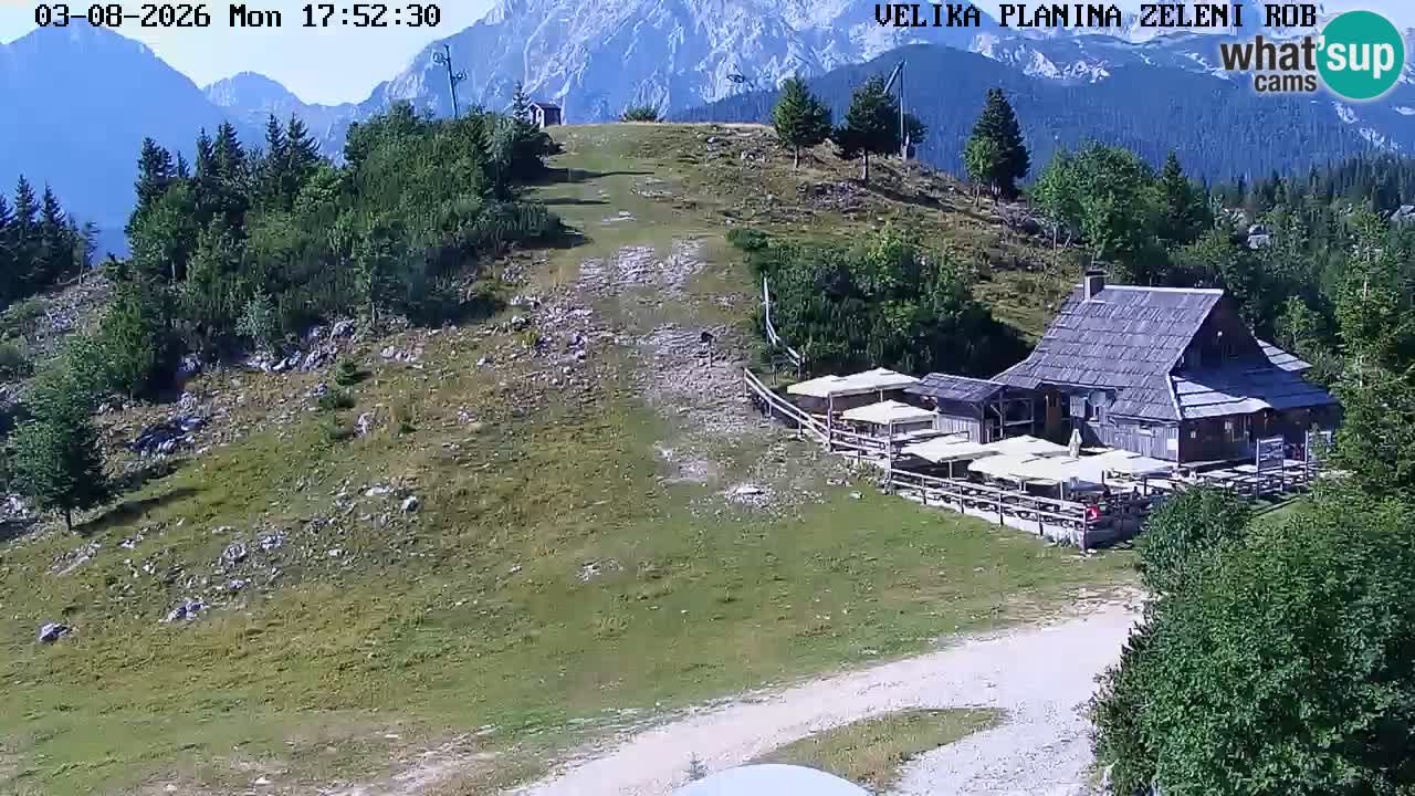 Zeleni Rob – Webcam live | Velika Planina