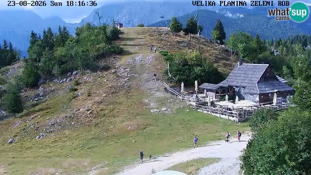 Zeleni Rob – Webcam live | Velika Planina