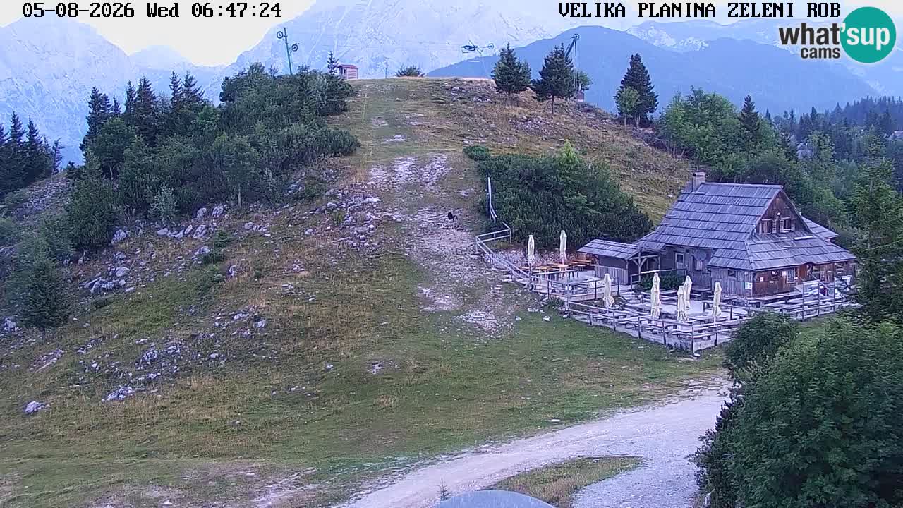 Zeleni Rob | Web kamera Velika Planina