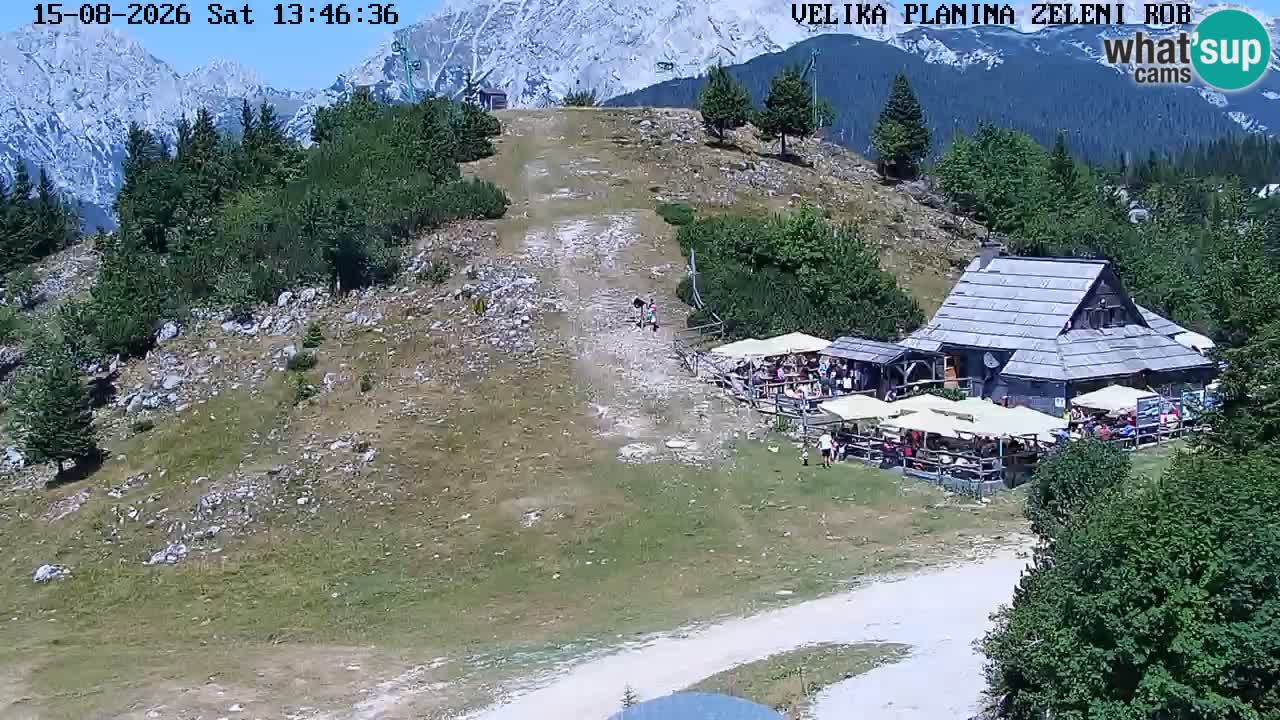 Zeleni Rob – Webcam live | Velika Planina