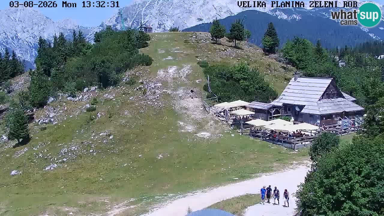Zeleni Rob – Webcam live | Velika Planina