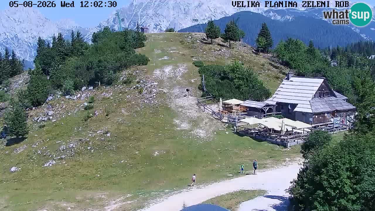 Zeleni Rob – Webcam live | Velika Planina