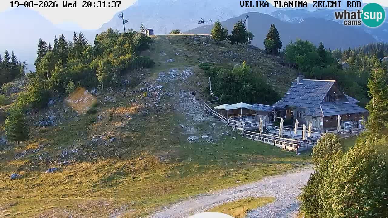Zeleni Rob – Webcam live | Velika Planina