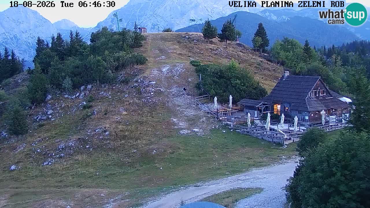 Zeleni Rob – Webcam live | Velika Planina