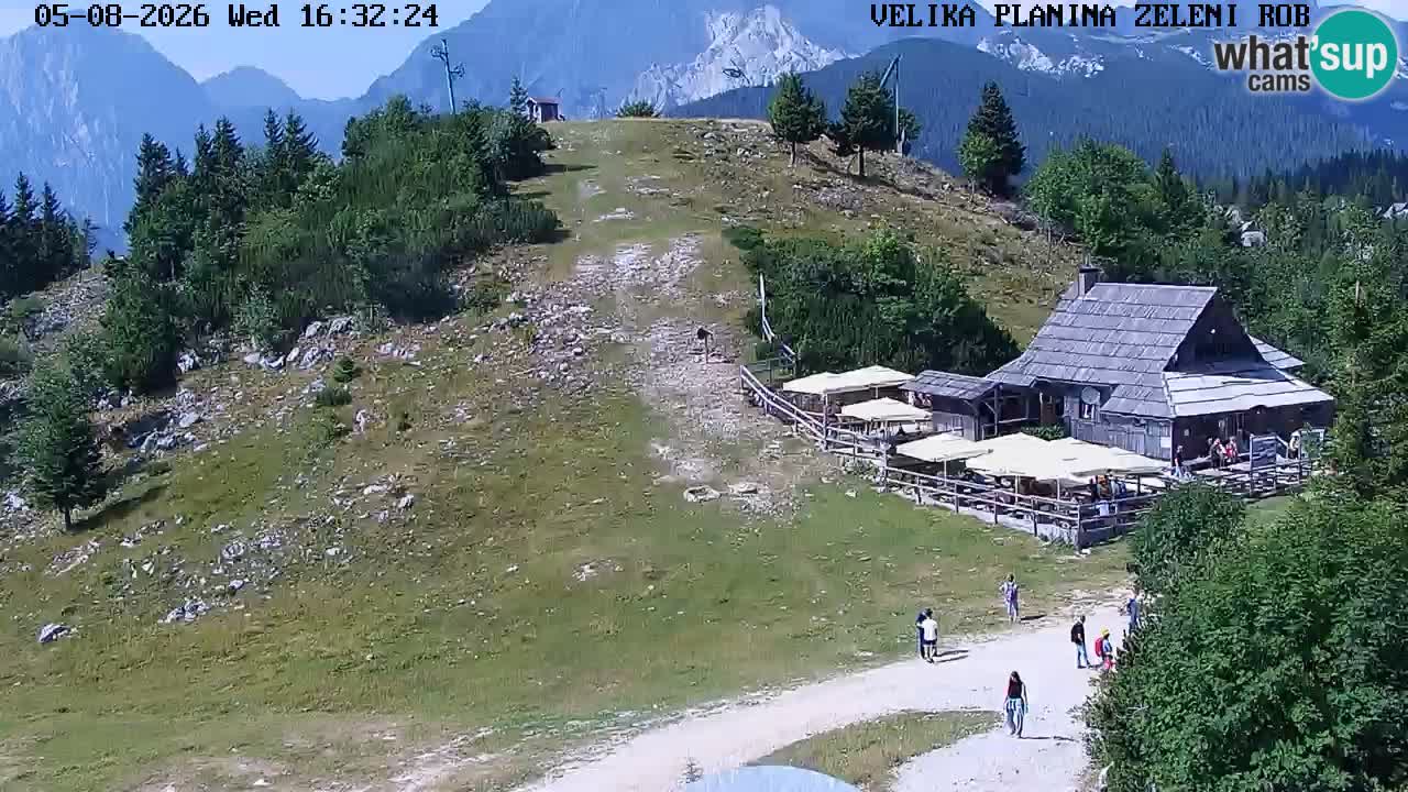 Zeleni Rob – Webcam live | Velika Planina
