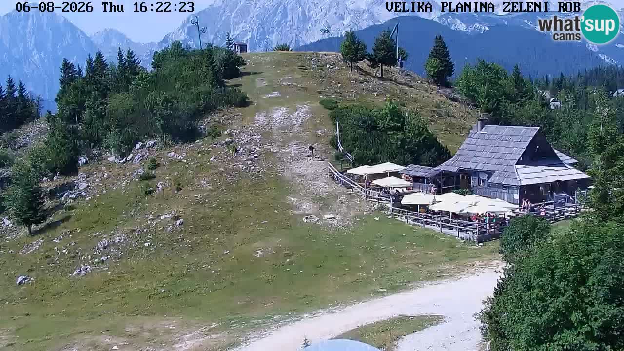 Zeleni Rob | Webcam en vivo Velika Planina