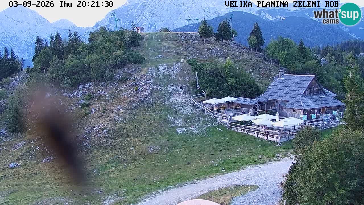 Zeleni Rob | Web kamera Velika Planina