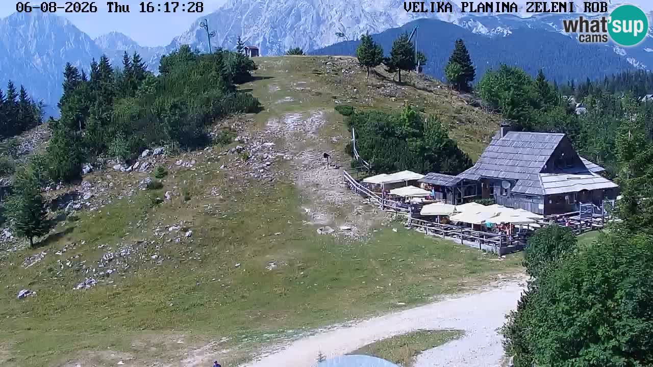 Zeleni Rob | Web kamera Velika Planina