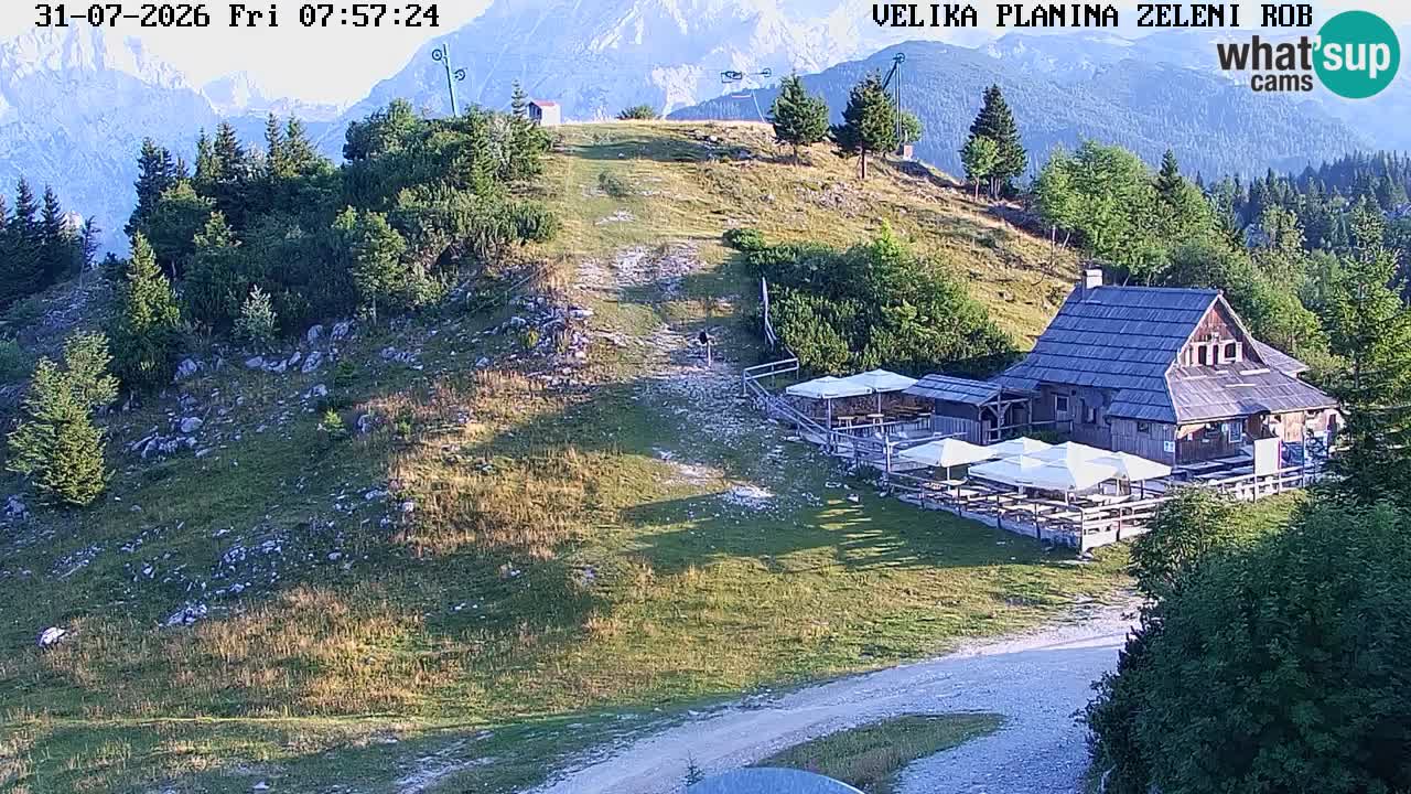 Zeleni Rob – Webcam live | Velika Planina