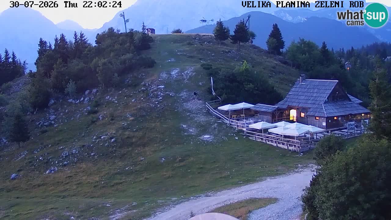 Zeleni Rob | Web kamera Velika Planina