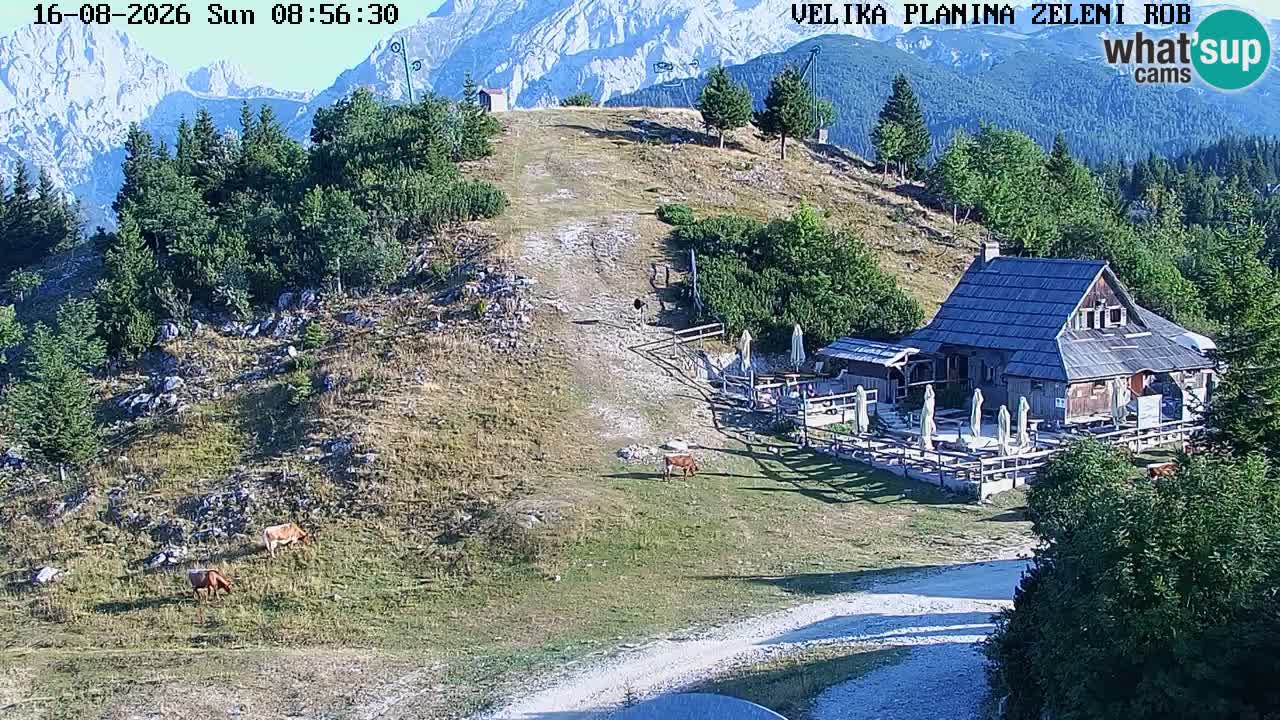 Zeleni Rob – Webcam live | Velika Planina