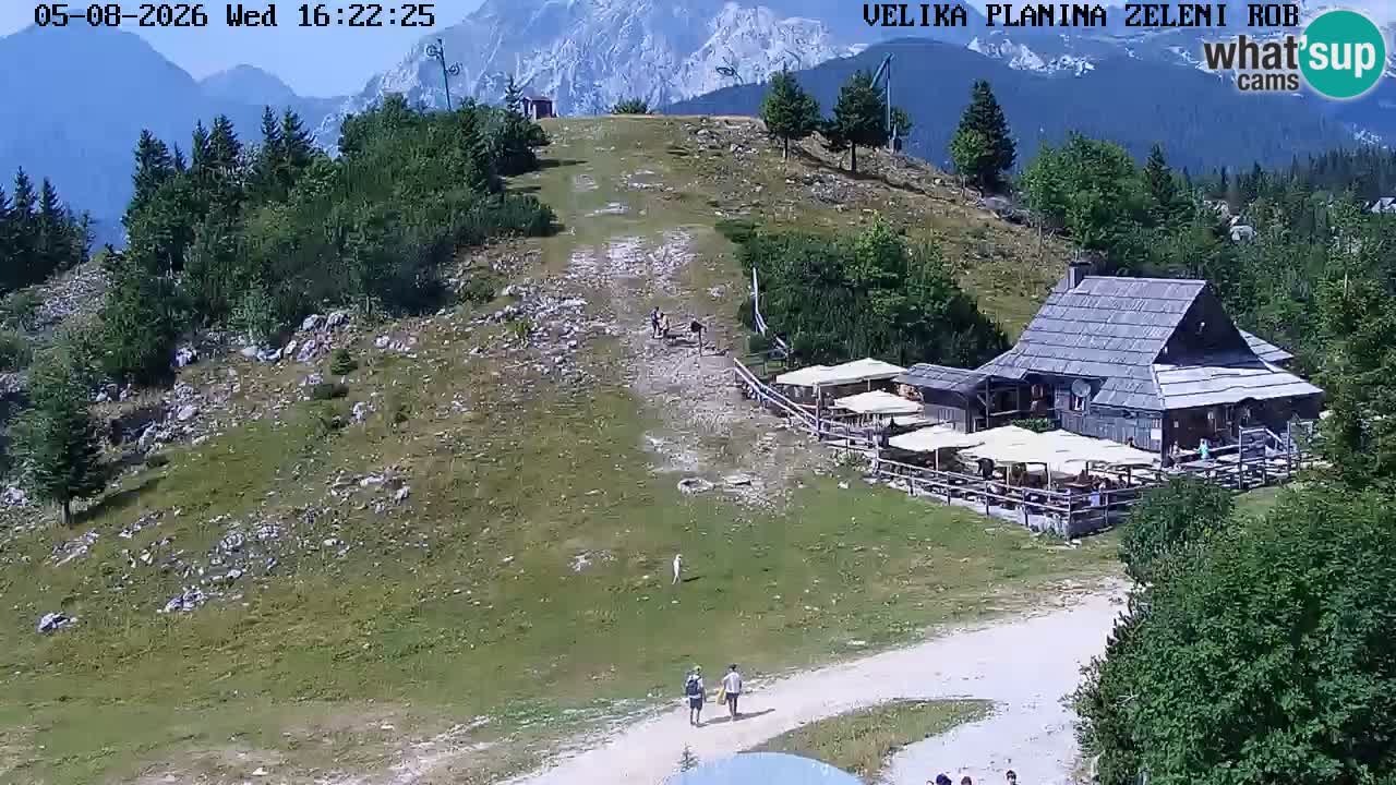 Zeleni Rob | Webcam en vivo Velika Planina