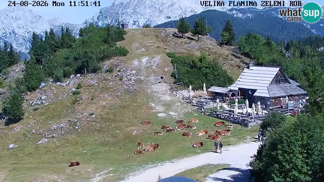 Zeleni Rob – Webcam live | Velika Planina