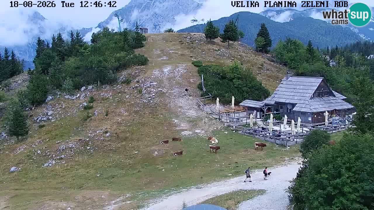 Zeleni Rob – Webcam live | Velika Planina