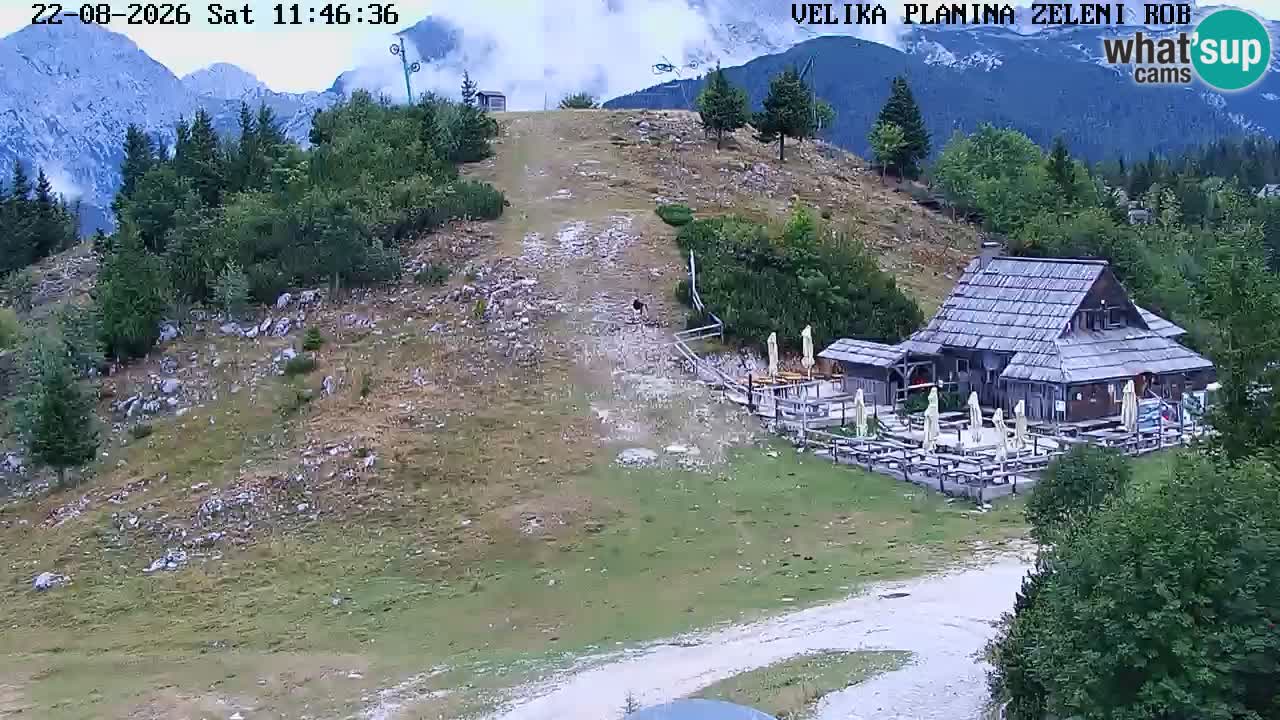 Zeleni Rob – Webcam live | Velika Planina