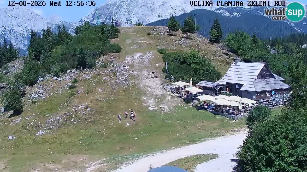Zeleni Rob – Webcam live | Velika Planina