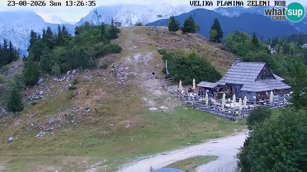 Zeleni Rob – Webcam live | Velika Planina