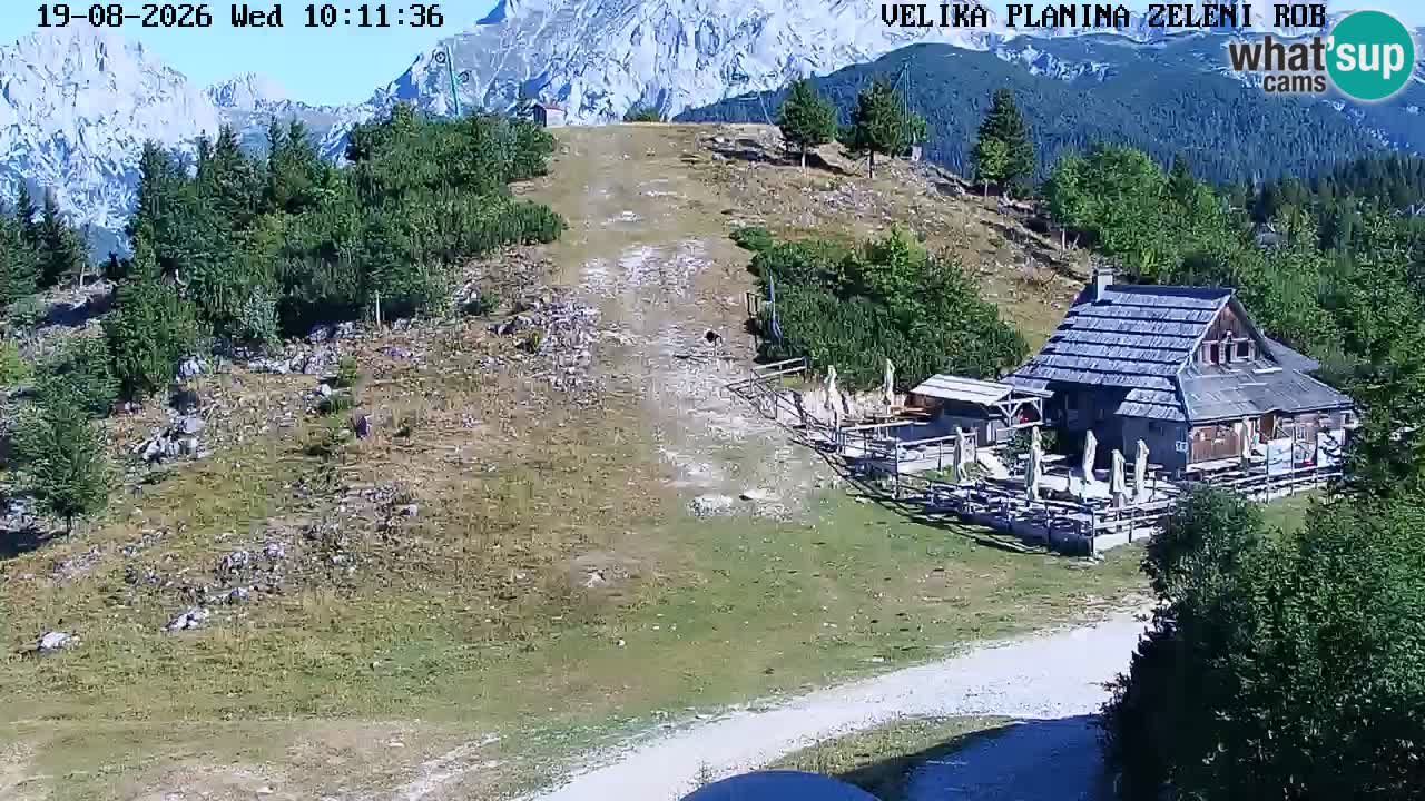 Zeleni Rob – Webcam live | Velika Planina