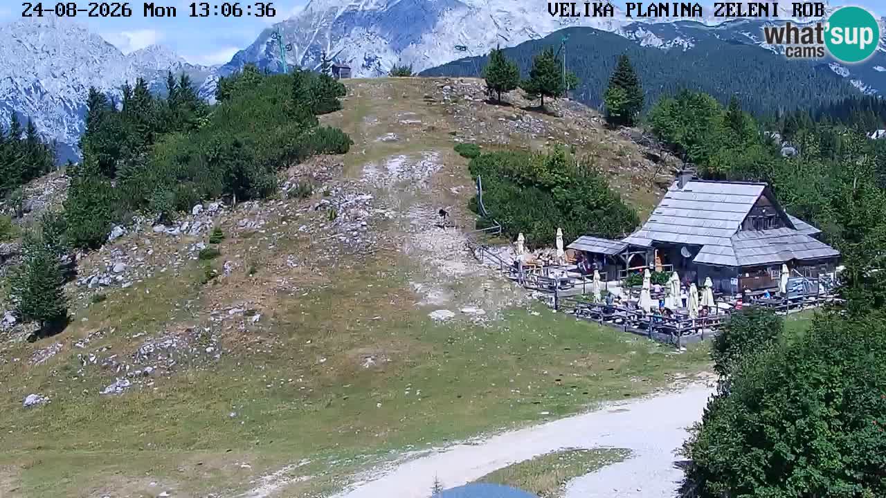 Zeleni Rob – Webcam live | Velika Planina
