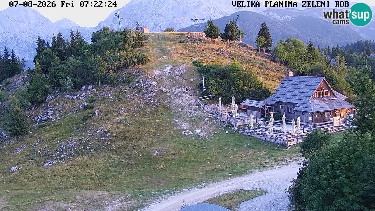 Zeleni Rob – Webcam live | Velika Planina