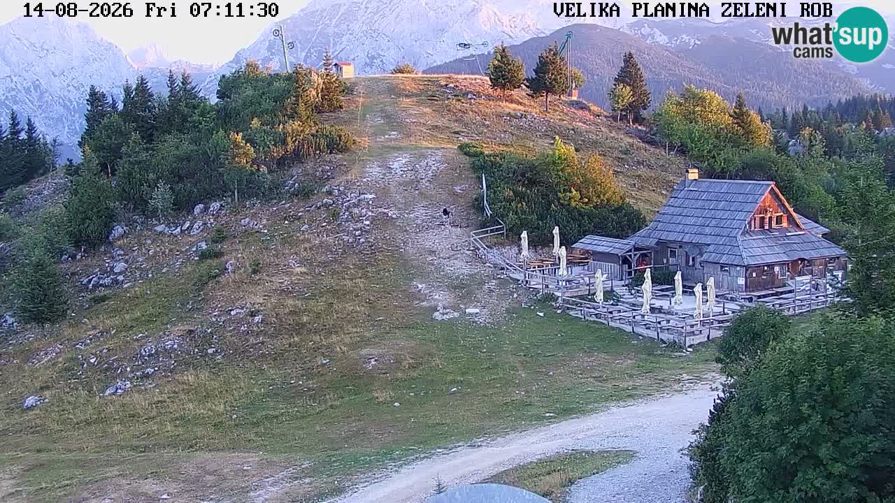 Zeleni Rob – Webcam live | Velika Planina