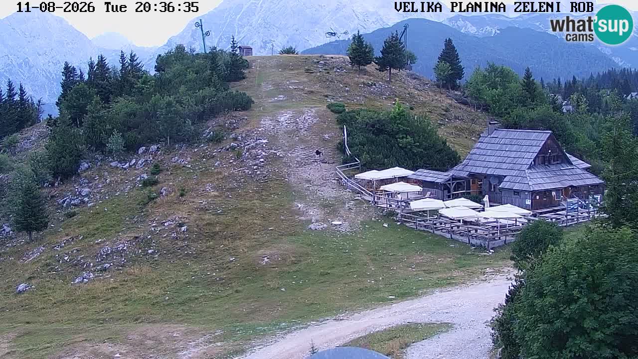 Zeleni Rob – Webcam live | Velika Planina