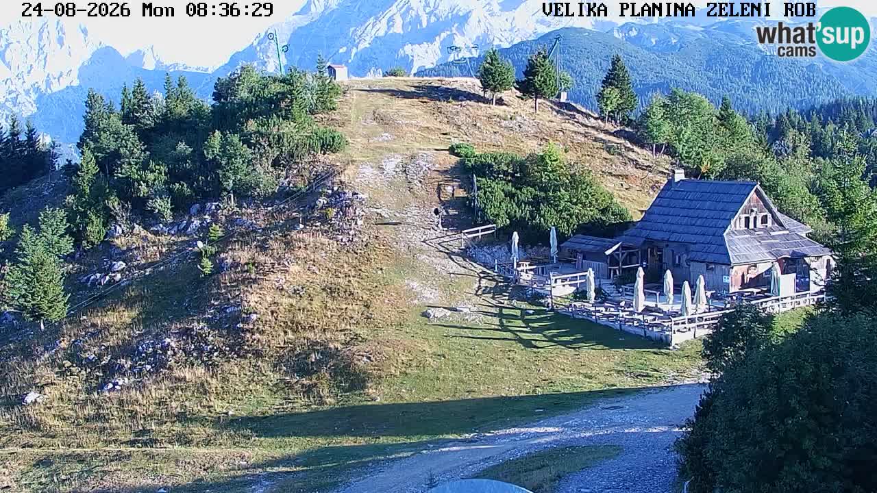 Zeleni Rob – Webcam live | Velika Planina