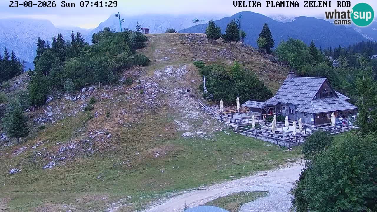 Zeleni Rob – Webcam live | Velika Planina