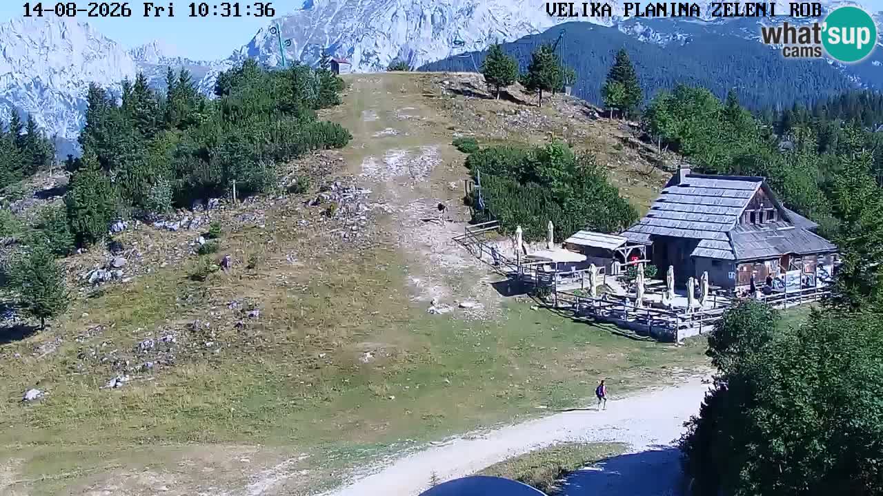 Zeleni Rob – Webcam live | Velika Planina