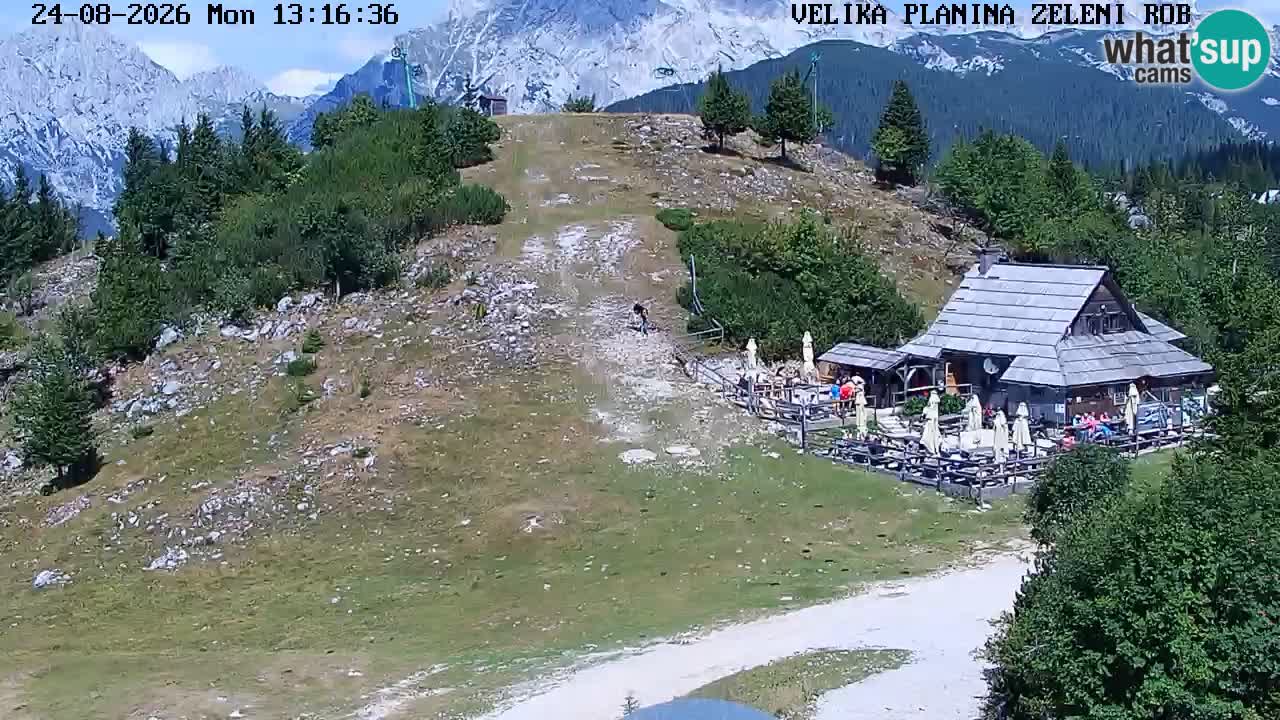 Zeleni Rob – Webcam live | Velika Planina