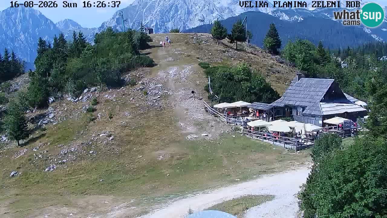 Zeleni Rob – Webcam live | Velika Planina