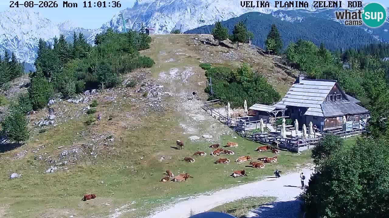 Zeleni Rob – Webcam live | Velika Planina