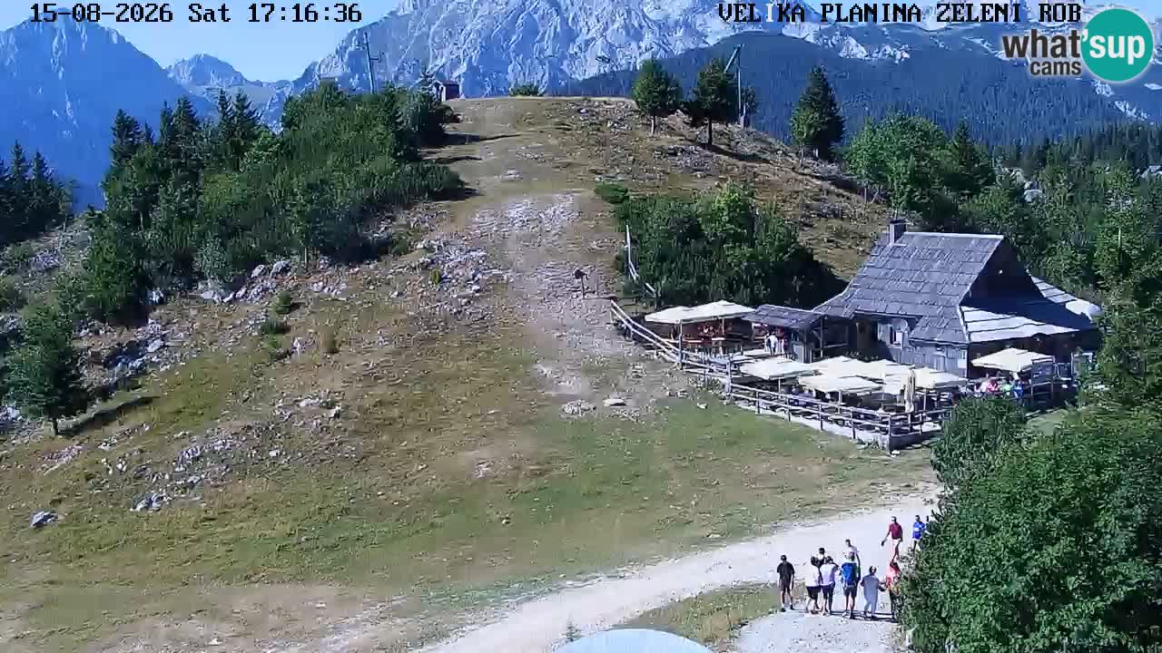 Zeleni Rob – Webcam live | Velika Planina